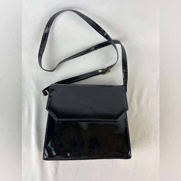 FX LA Salle Handbags - FREE with Purchase - FX LA Salle Black Leather Crossbody Bag